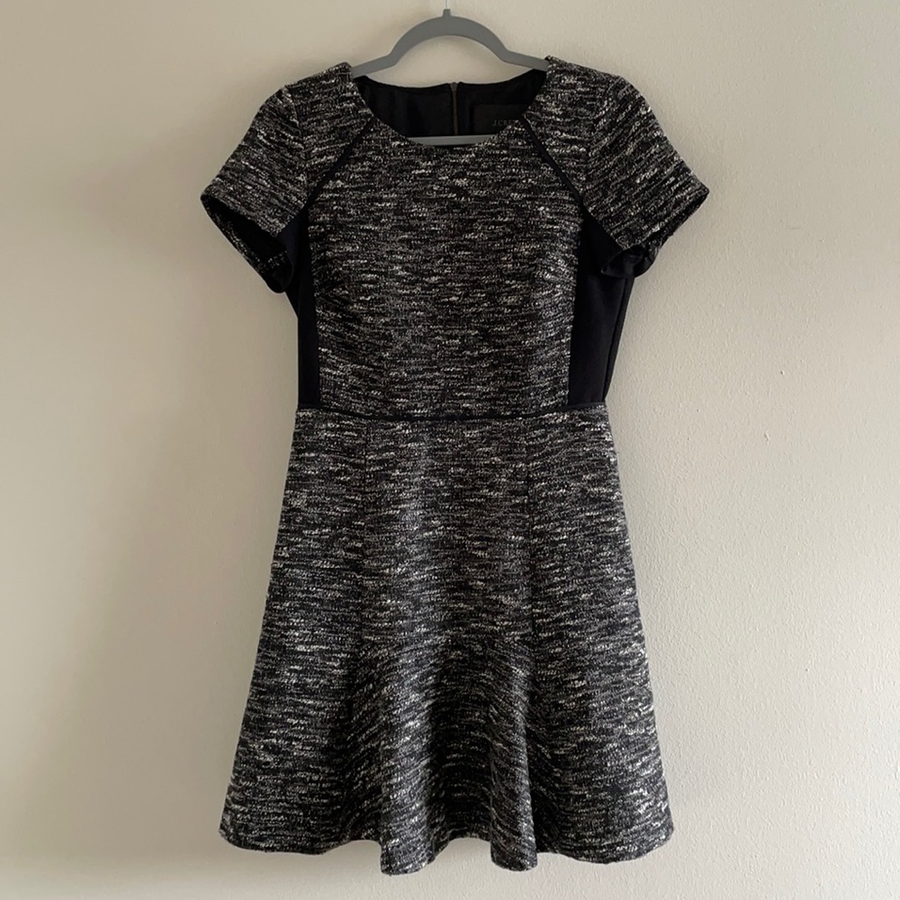 J. Crew Boucle Colorblock Professional Dress 4